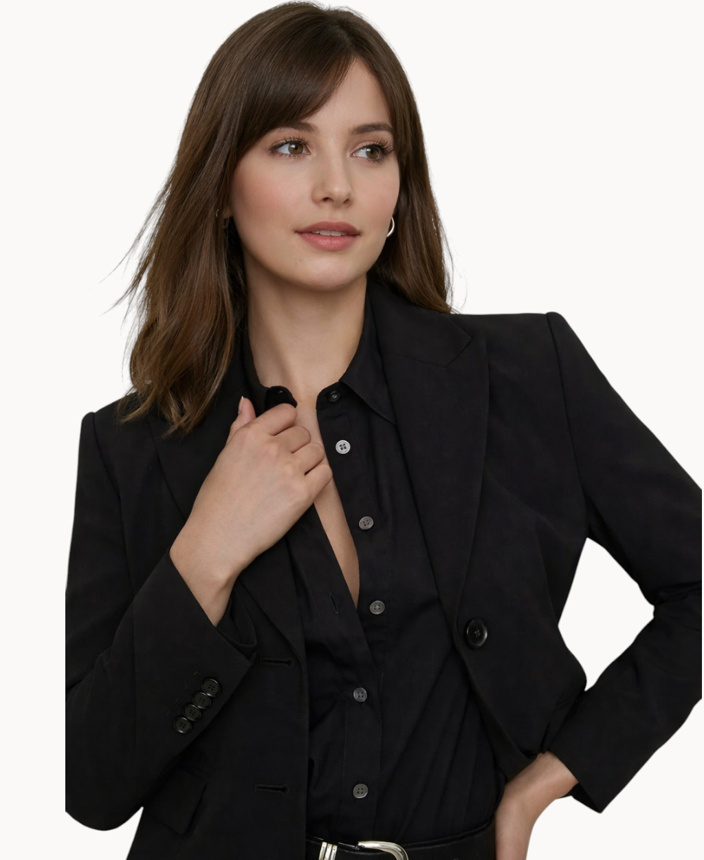 petite-cropped-single-breasted-blazer-for-women-long-sleeves-double-button-front-closing-bi-stretch