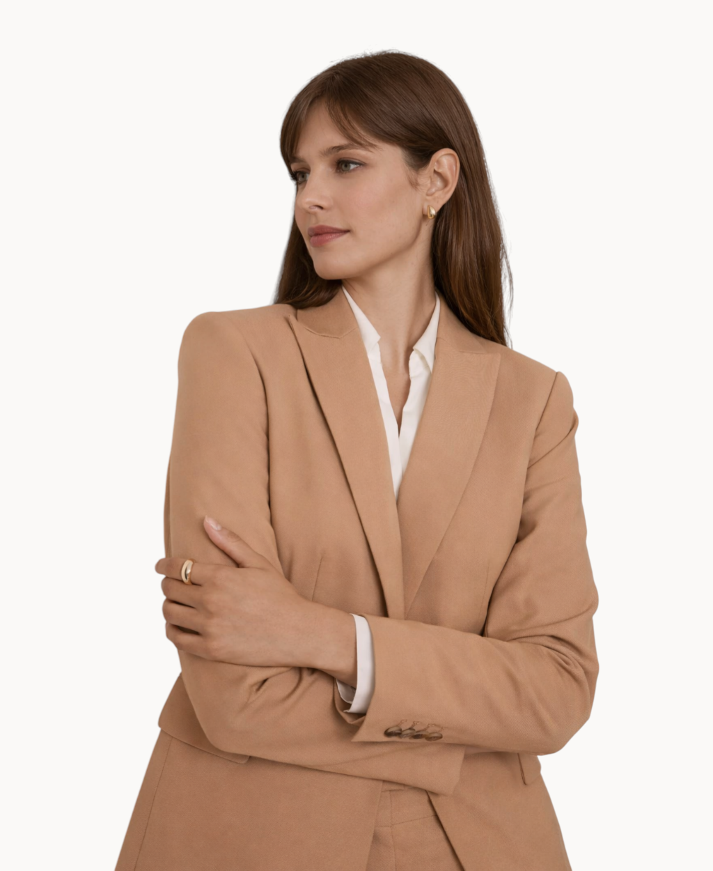 petite-straight-fit-blazer-for-women-long-sleeves-single-button-front-closing