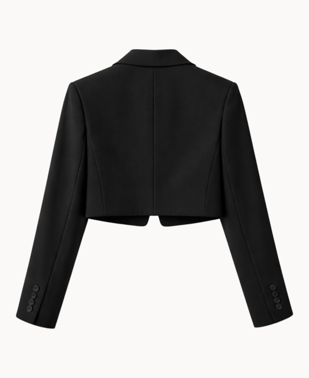 petite-cropped-blazer-for-women-long-sleeves-single-button-front-black-color