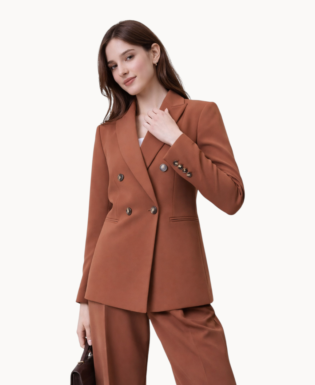petite-double-breasted-blazer-for-women-tailored-fit-peak-lapel-long-sleeve-workwear-jacket